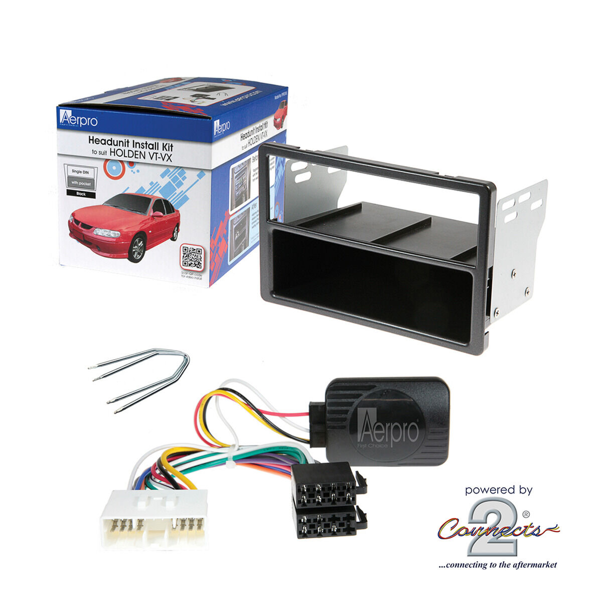 INSTALL KIT TO SUIT HOLDEN COMMODORE VT SERIES I, II; VX SERIES I, II & VU (BLACK), , scaau_hi-res