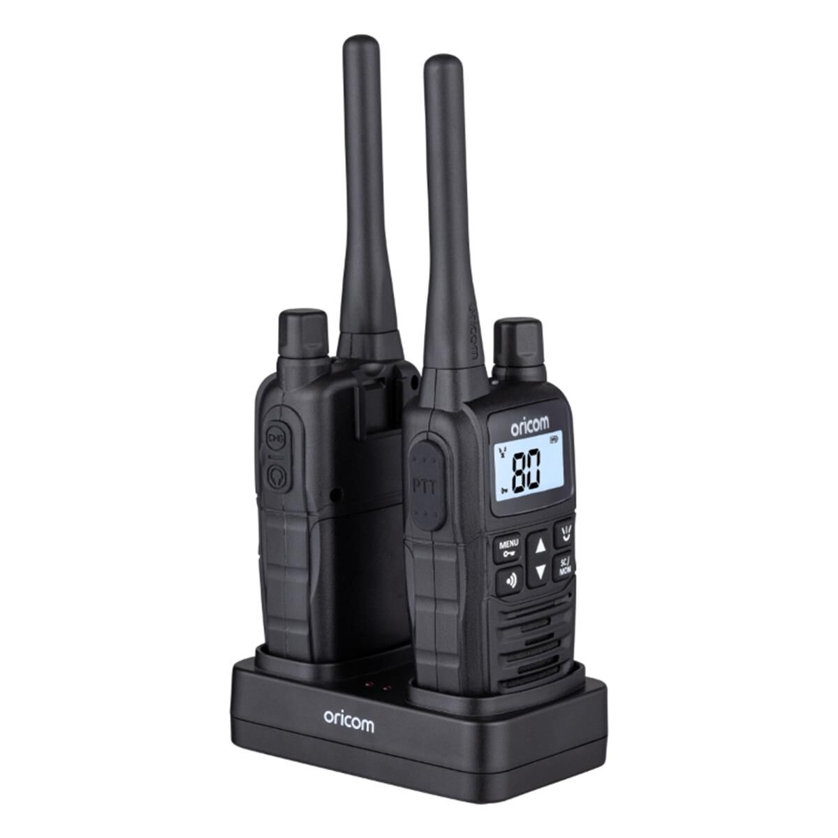 UHF HANDHELD RADIO 2 WATT TWIN PACK, , scaau_hi-res