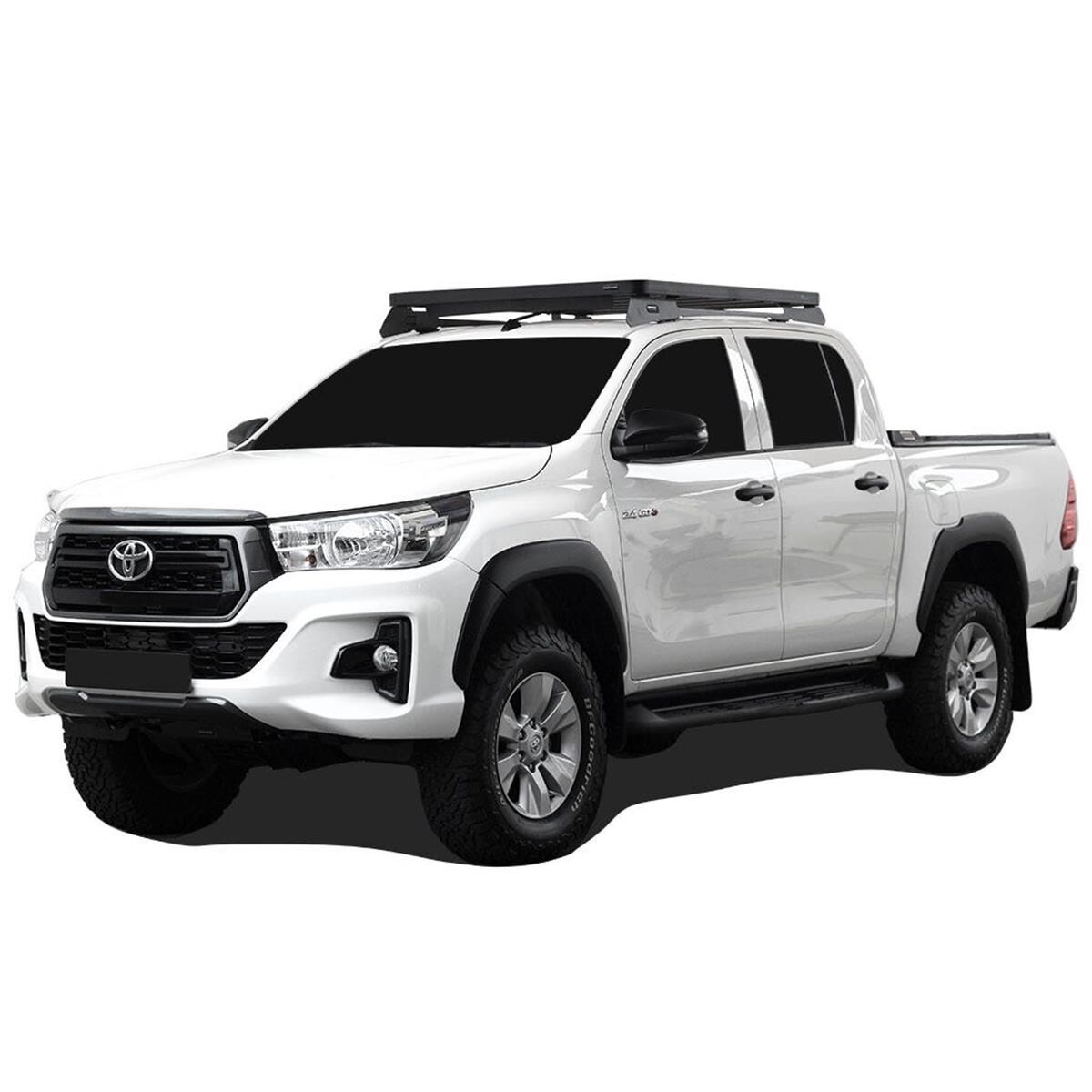 FRONT RUNNER TOYOTA HILUX REVO DC (2016-CURRENT) SLIMLINE II ROOF RACK KIT, , scaau_hi-res