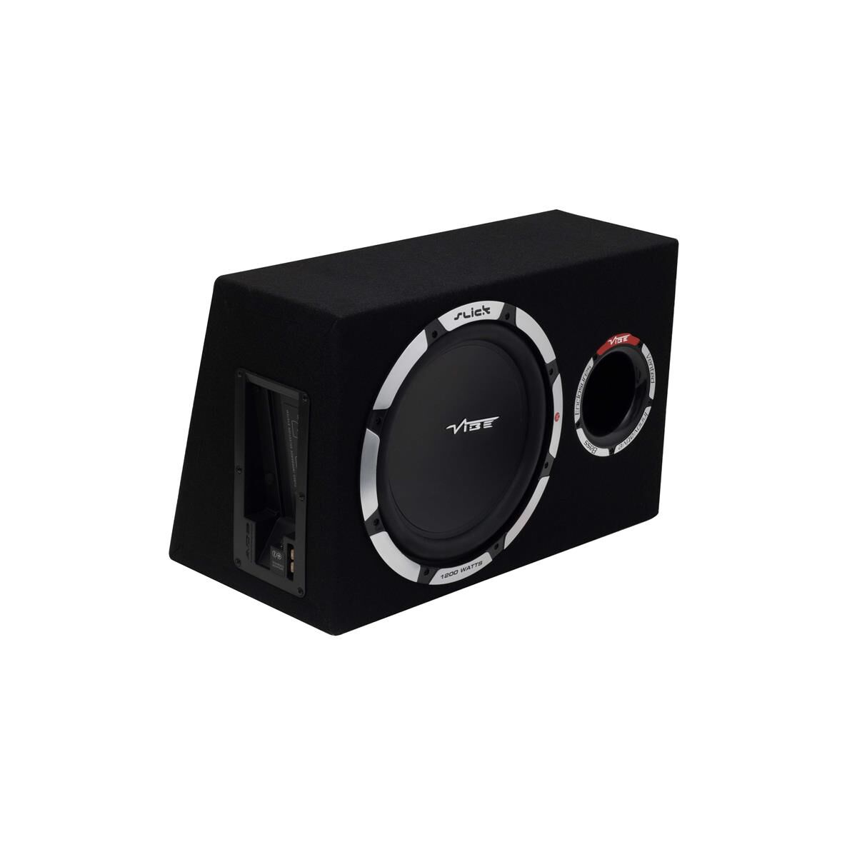 VIBE SLICK SINGLE VENTED COMPACT ENCLOSURE SINGLE 12" SUBWOOFER, , scaau_hi-res