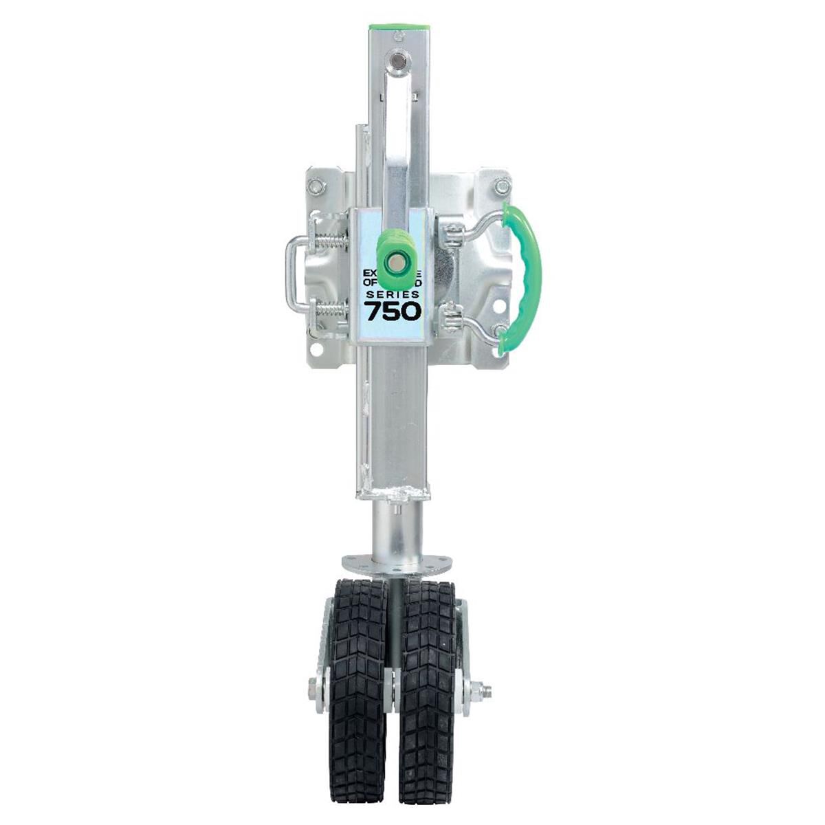 OFF-ROAD JOCKEY WHEEL 750kg RATED ADJUSTABLE HEIGHT DUAL WHEELS BULK PACK, , scaau_hi-res