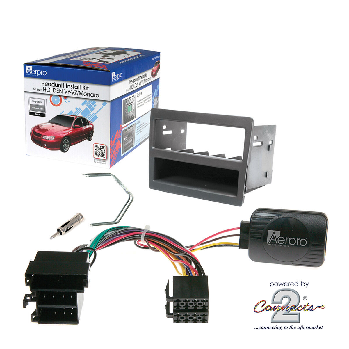 INSTALL KIT TO SUIT HOLDEN COMMODORE VY SERIES I, II; VZ & STATESMAN WK, WL (GREY), , scaau_hi-res