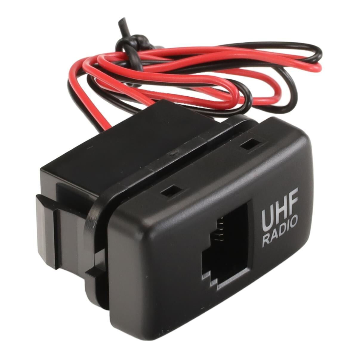 HORIZONTAL MOUNT RJ45 PASS-THROUGH ADAPTOR TO SUIT TOYOTA (40MM X 21.5MM), , scaau_hi-res