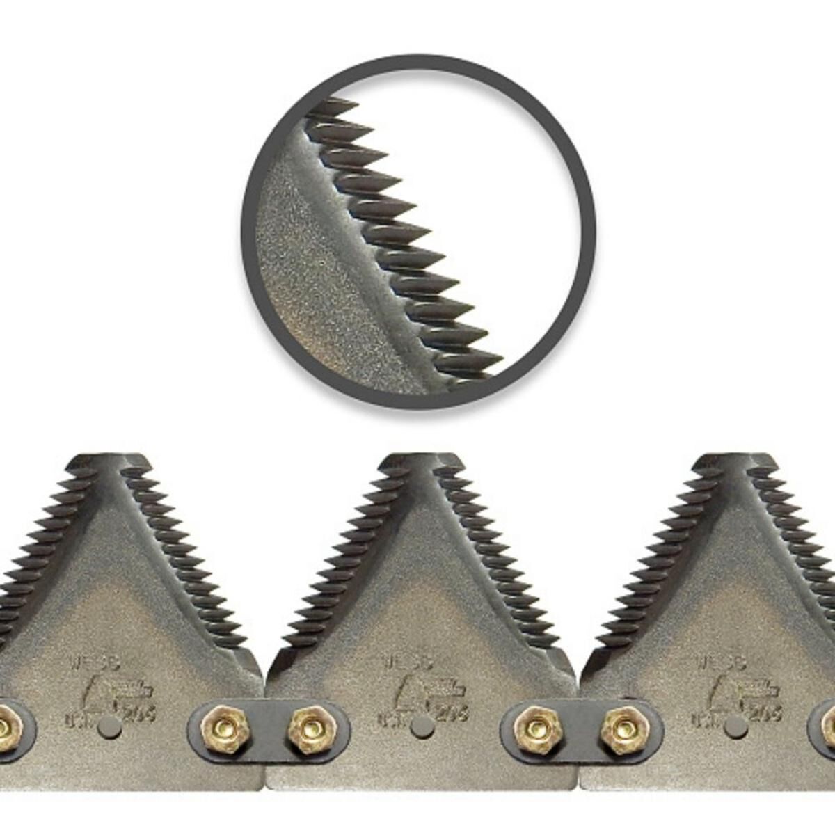 CUTTERBAR, 25' COARSE KNIFE ASSEMBLY WITH HEAD, , scaau_hi-res