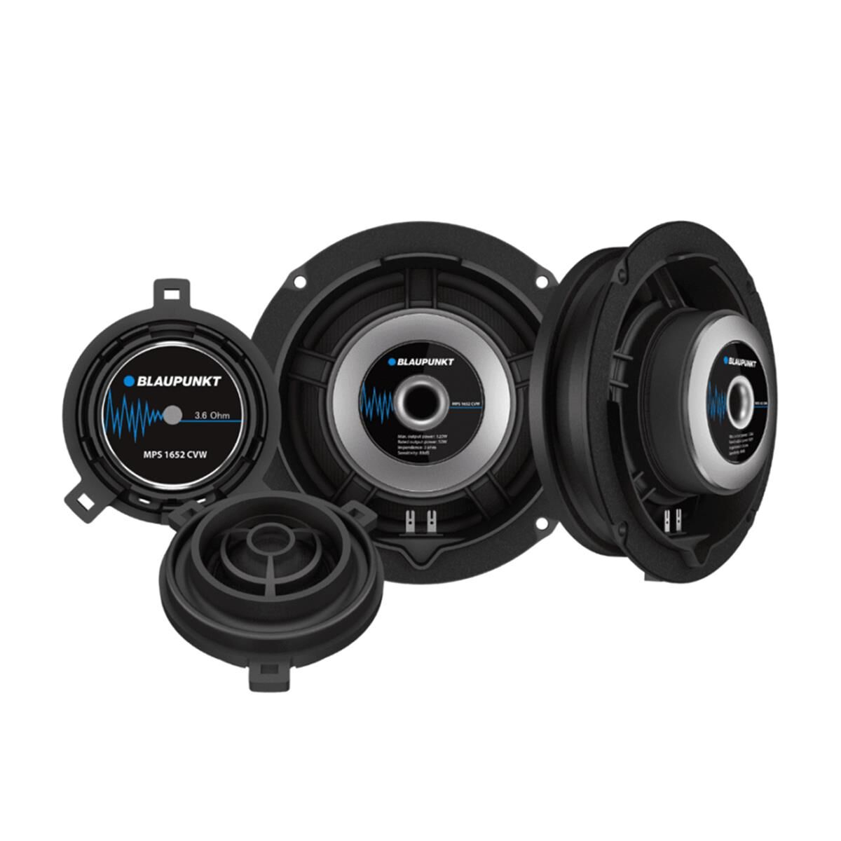 VW 6.5 INCH PLUG N PLAY COMPONENT SPEAKERS, , scaau_hi-res