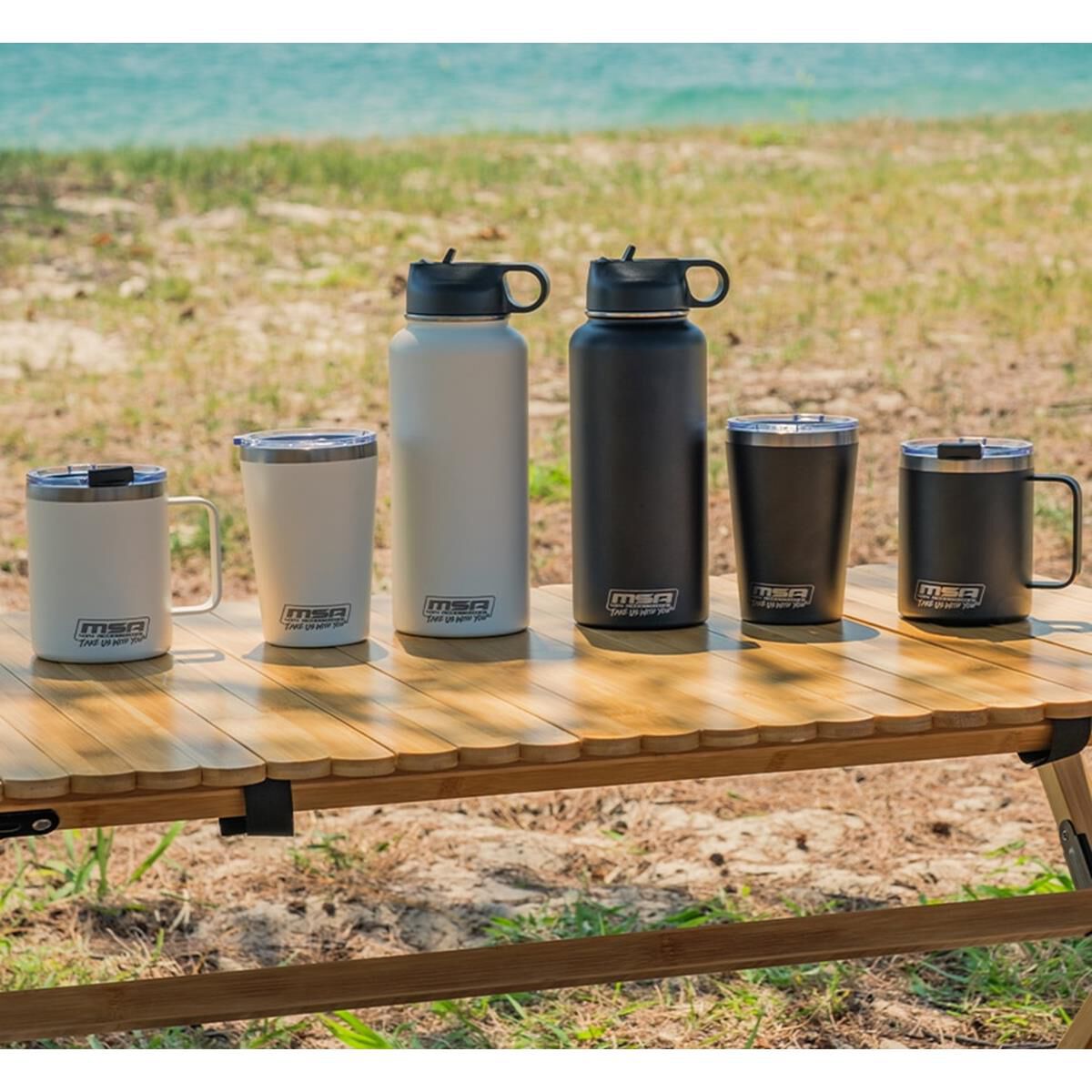 THERMO DRINK BOTTLE BLACK 960ML, , scaau_hi-res