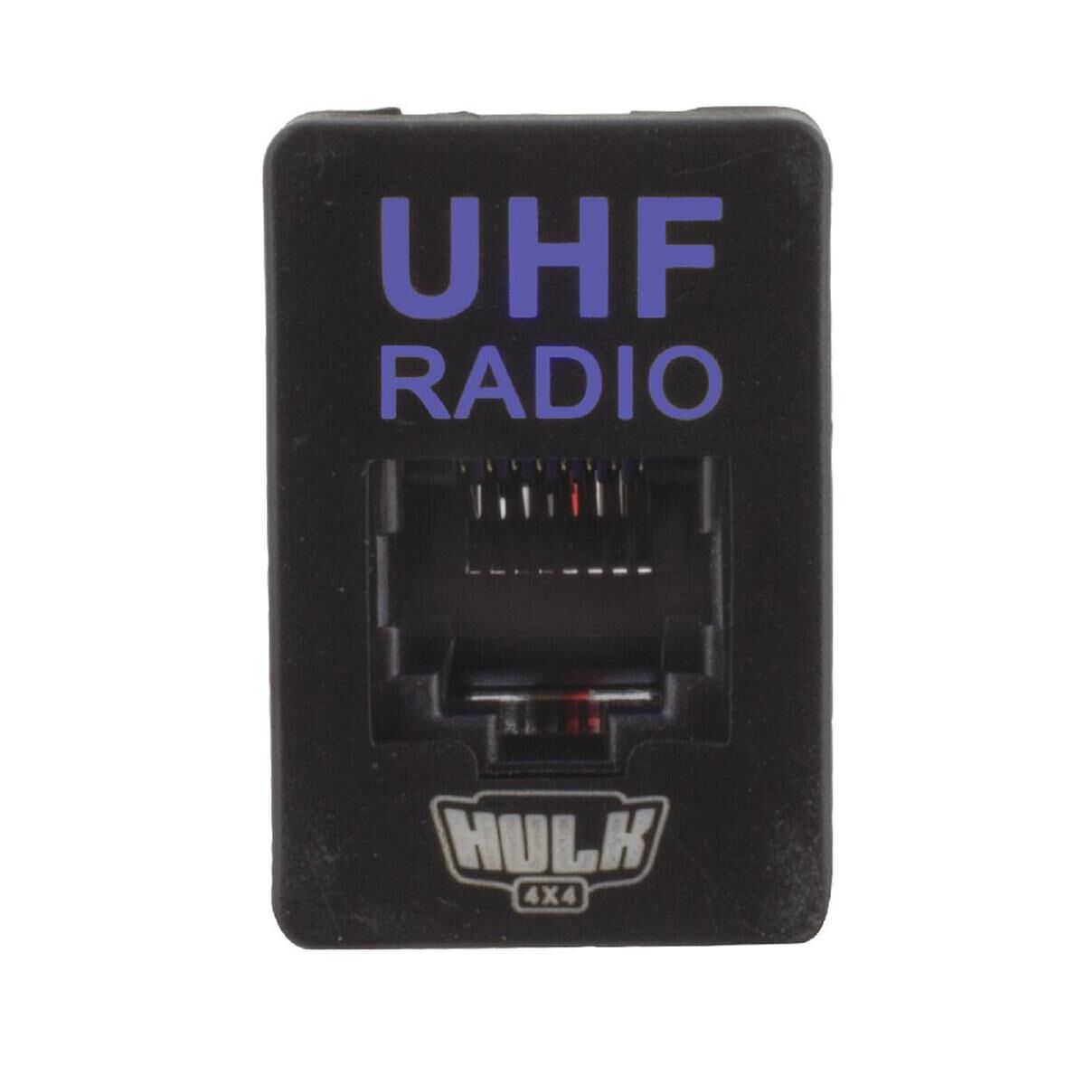 RJ45 UHF SOCKET OE RPL T/S LATE TOYOTA BLUE LED 33 x 22mm, , scaau_hi-res