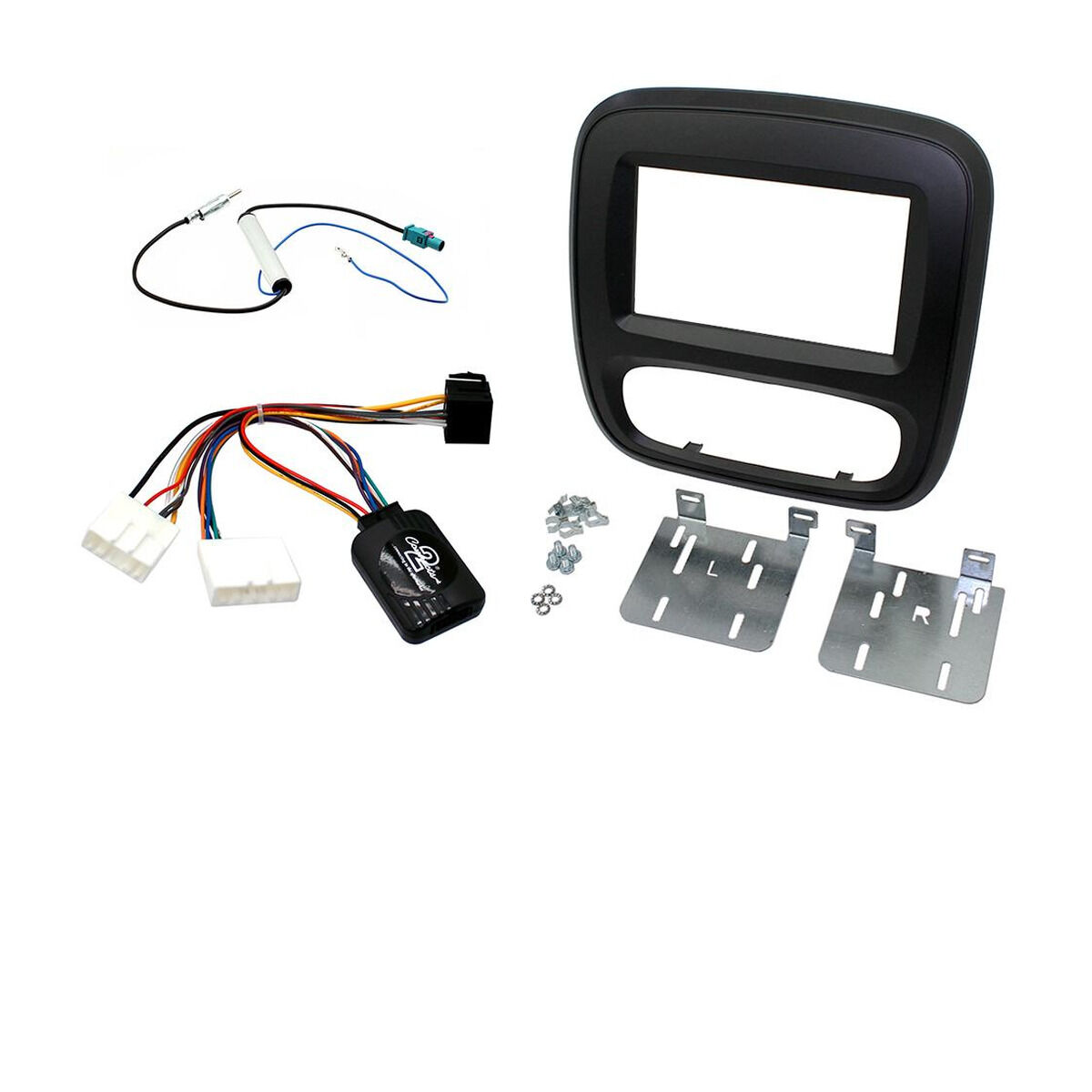 INSTALL KIT TO SUIT RENAULT TRAFIC X82 (BLACK), , scaau_hi-res