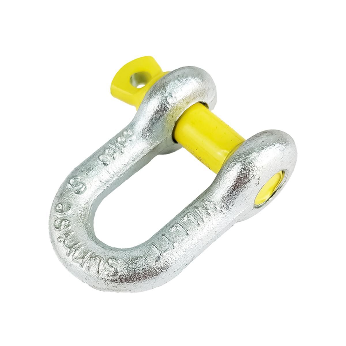 Sunrise D Shackle Zinc Rated 1500kg - 11mm, , scaau_hi-res