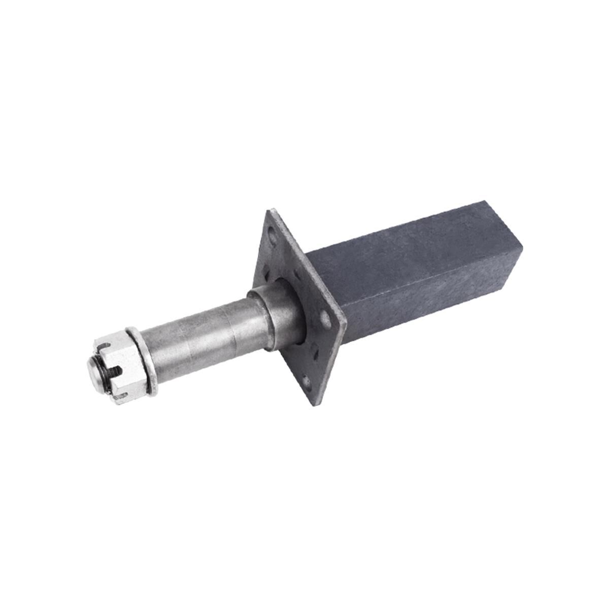 Sunrise Stub Axle 50mm Square - 2 Tonne (Flange Welded), 12" (300mm), , scaau_hi-res