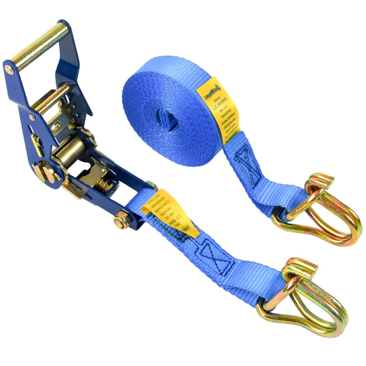 Sunrise Ratchet Tie Down Straps - 50mm x 6m - LC 2500kg, , scaau_hi-res