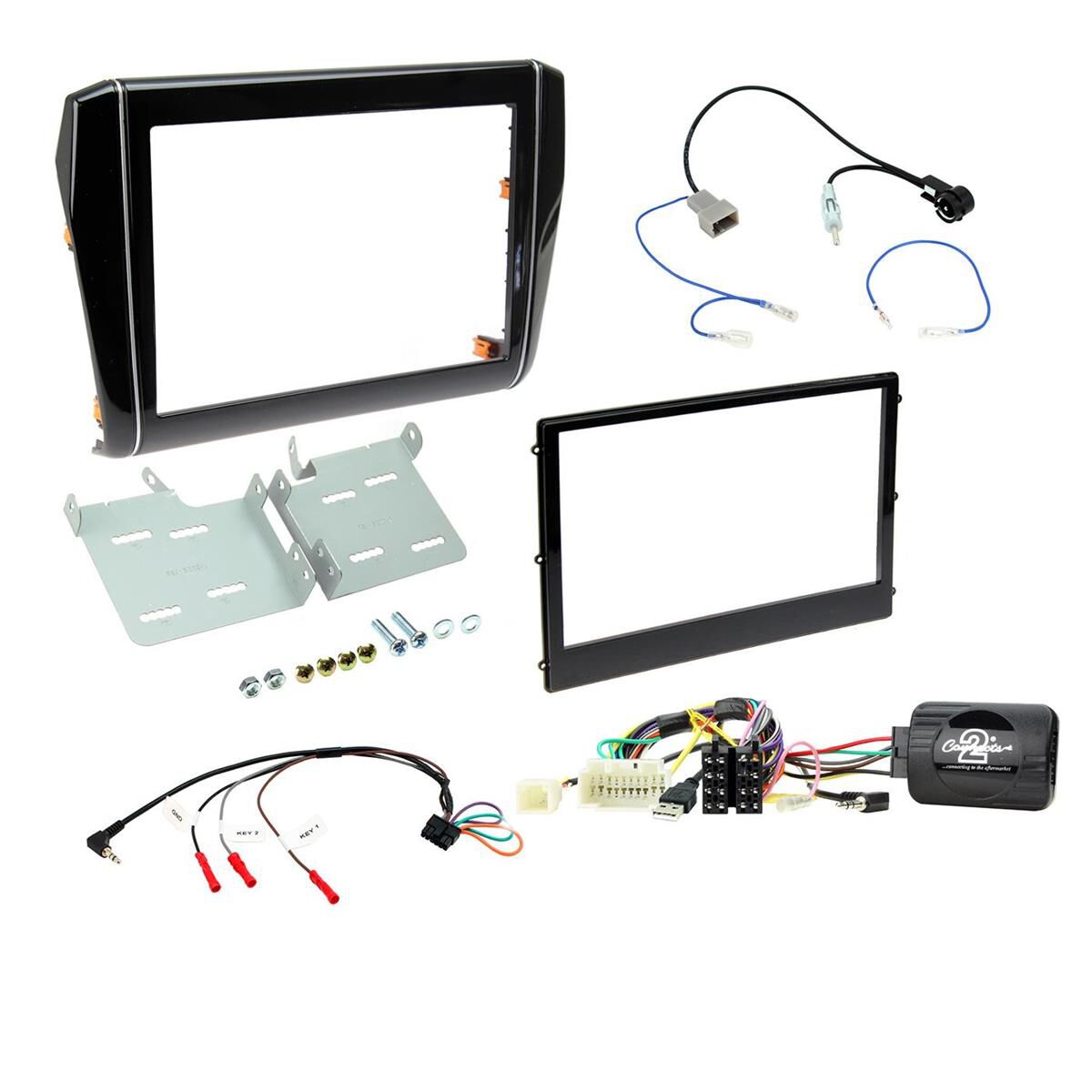 INSTALL KIT TO SUIT SUZUKI SWIFT (GLOSS BLACK), , scaau_hi-res