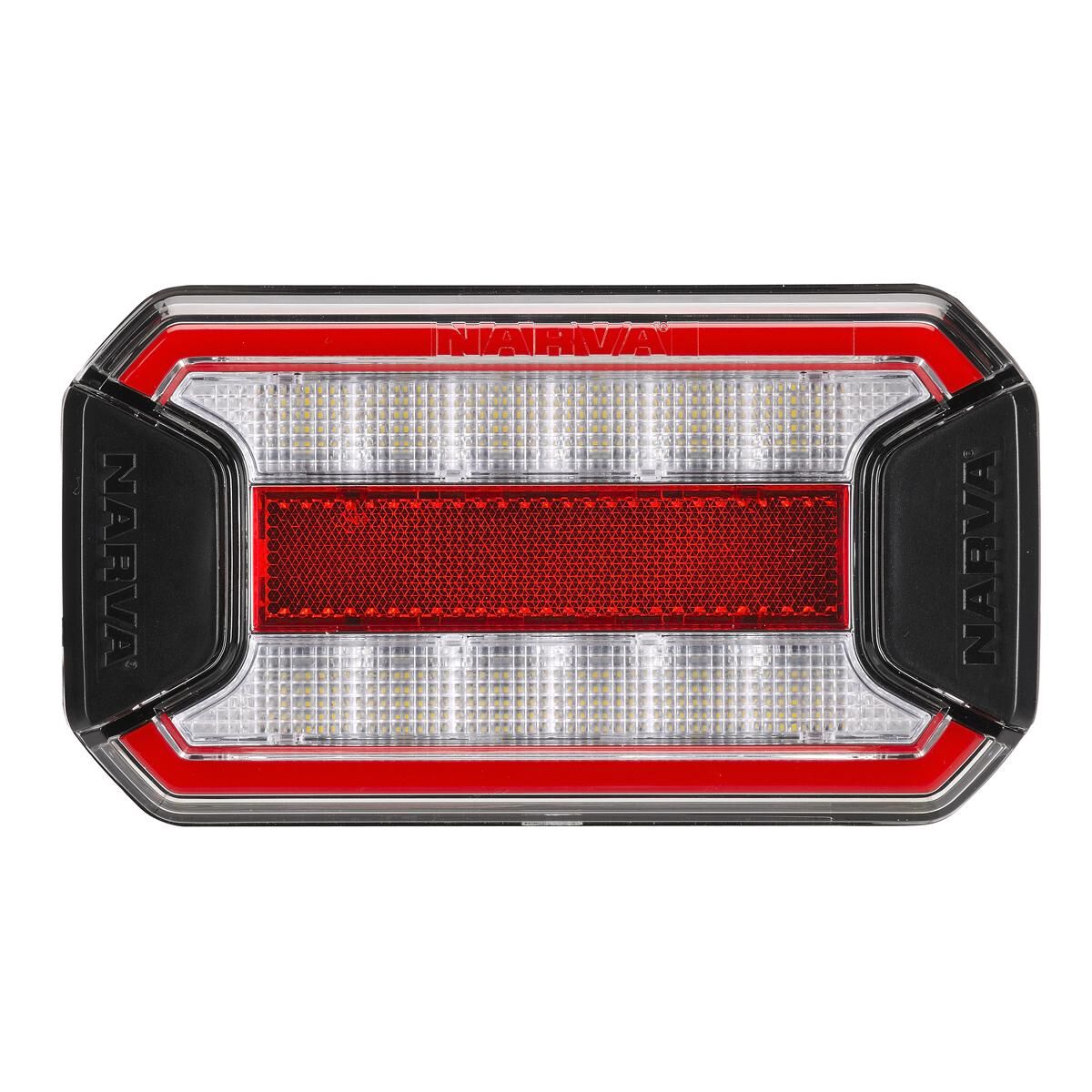 Narva 9-33 Volt LED Tail and Rerverse Lamp with In-Built Reflector, Clear Lens and 0.5m of Hard-Wired Cable, , scaau_hi-res