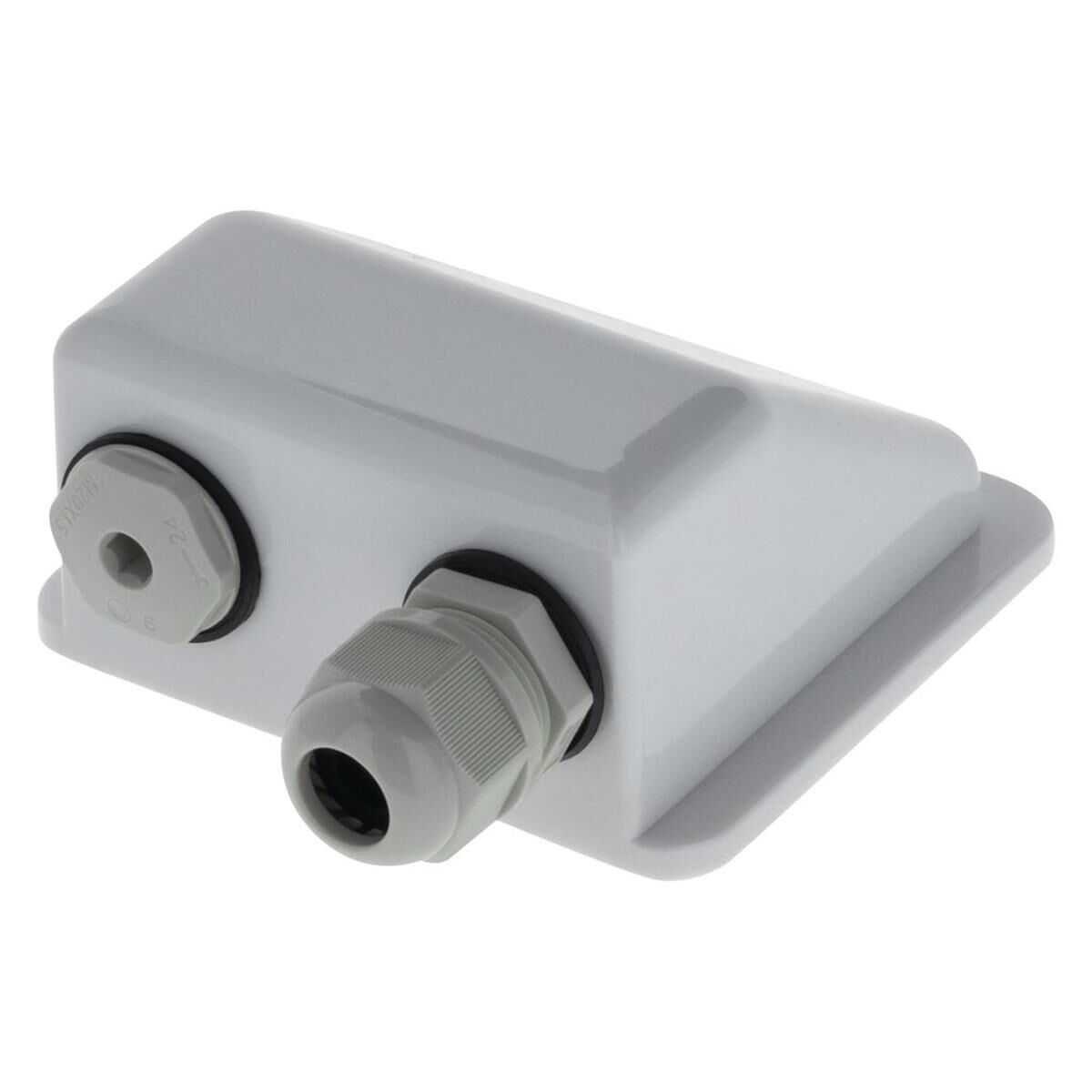 PKT 1 ABS SOLAR CABLE DUAL ENTRY POINT IP67 WHITE, , scaau_hi-res
