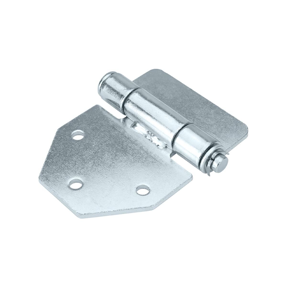 Sunrise Butt Trailer Hinge 140 x 98.5mm Zinc, , scaau_hi-res