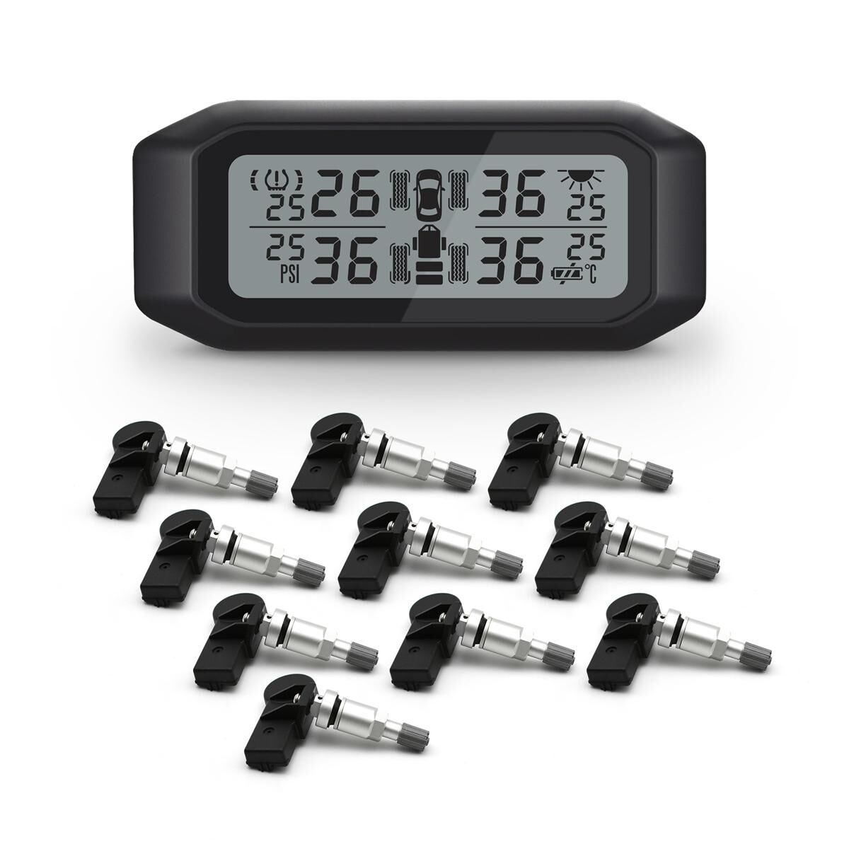 Promata Mata 1 EZsync Wireless Pairing Tyre Pressure Monitor - 10 Internal Sensors 10 Meters 10 Meters, , scaau_hi-res
