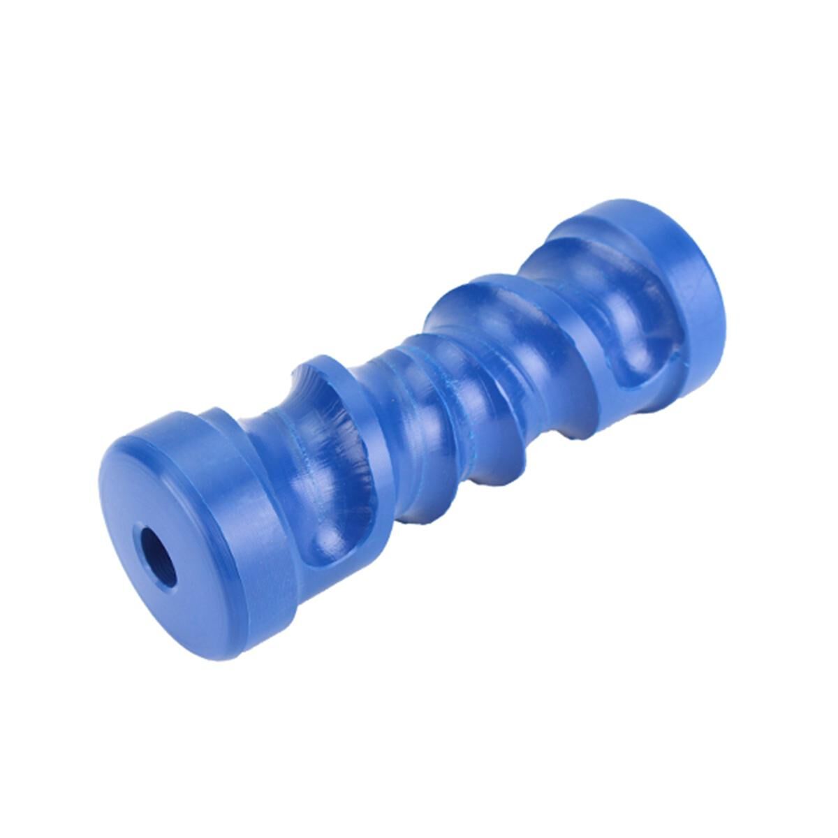 Sunrise Nylon Roller Self Centering Roller 8" 17mm Bore Blue, , scaau_hi-res