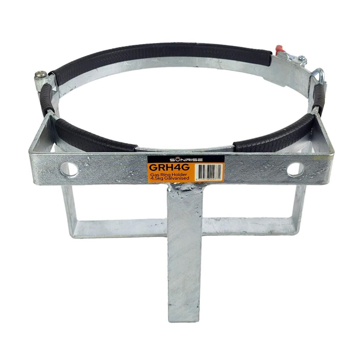 Sunrise Gas Ring Holder 4.5kg Galvanised with Toggle Fastener, , scaau_hi-res