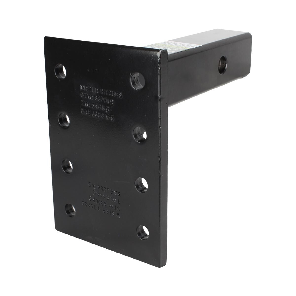 Sunrise Pintle Hook Receiver Arm 8 Hole Solid Shank, , scaau_hi-res