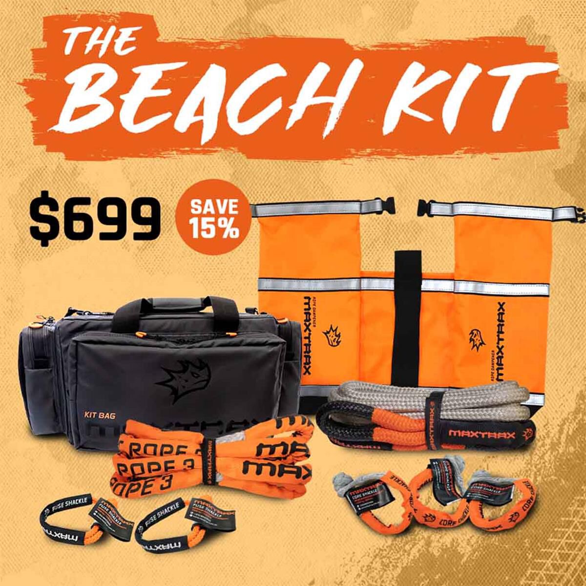 MAXTRAX RECOVERY KIT - BEACH, , scaau_hi-res