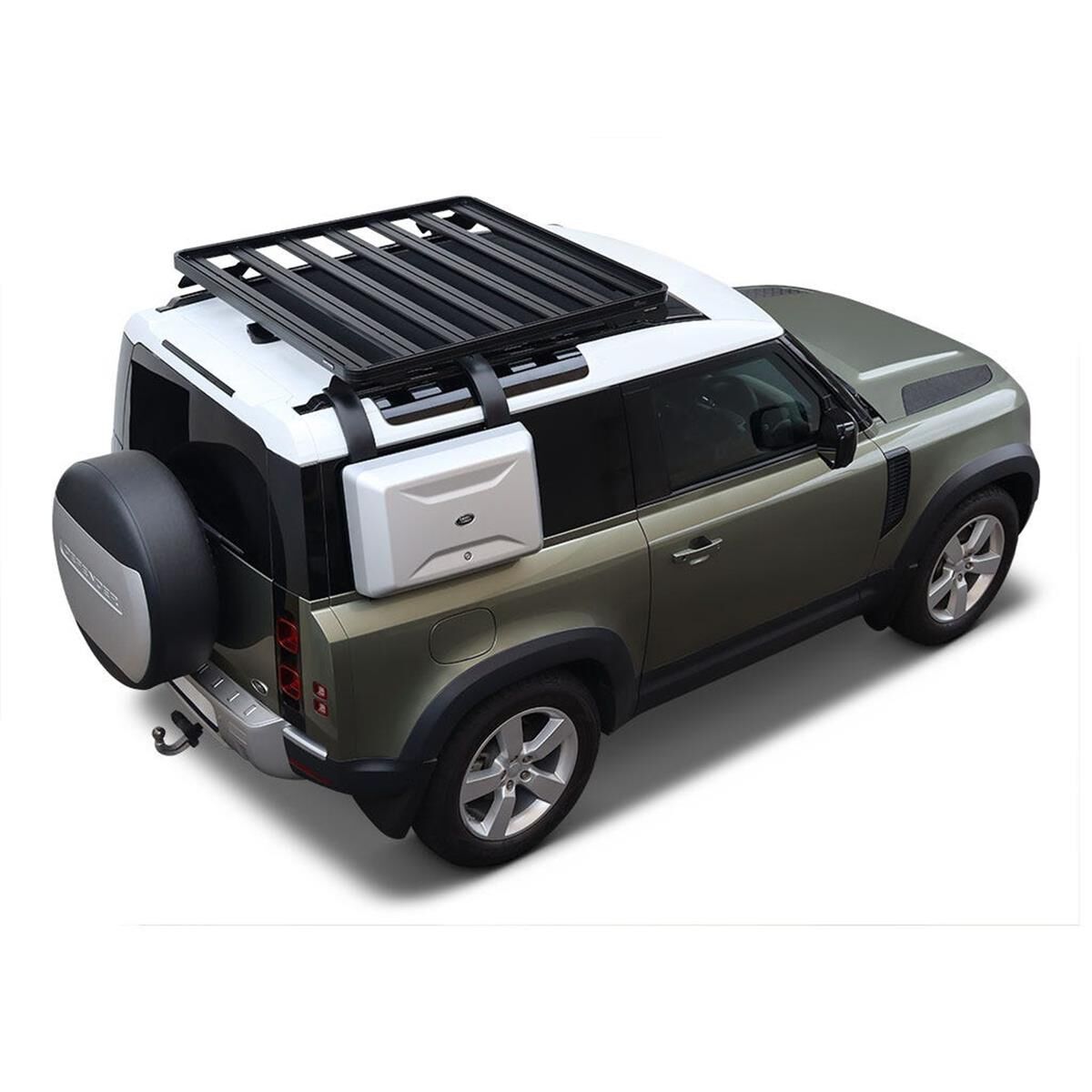FRONT RUNNER LAND ROVER DEFENDER 90 (2020-CURRENT) SLIMLINE II ROOF RACK CONTOUR KIT, , scaau_hi-res