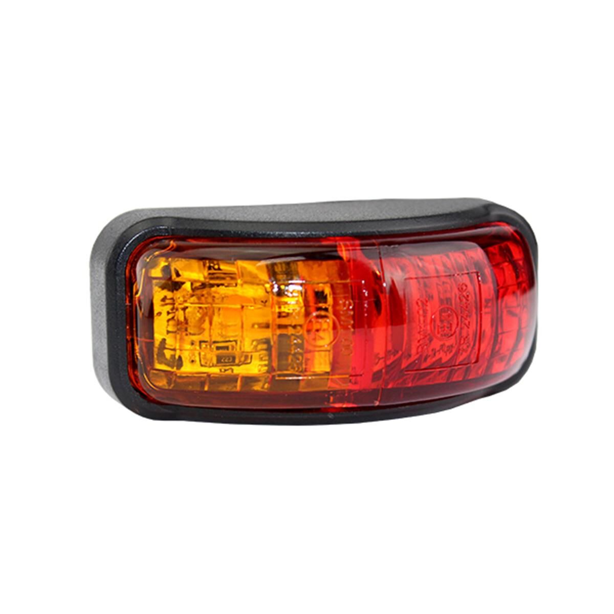 Sunrise Trailer LED Side Marker 54 x 24mm M/Volt Red/Amber, , scaau_hi-res