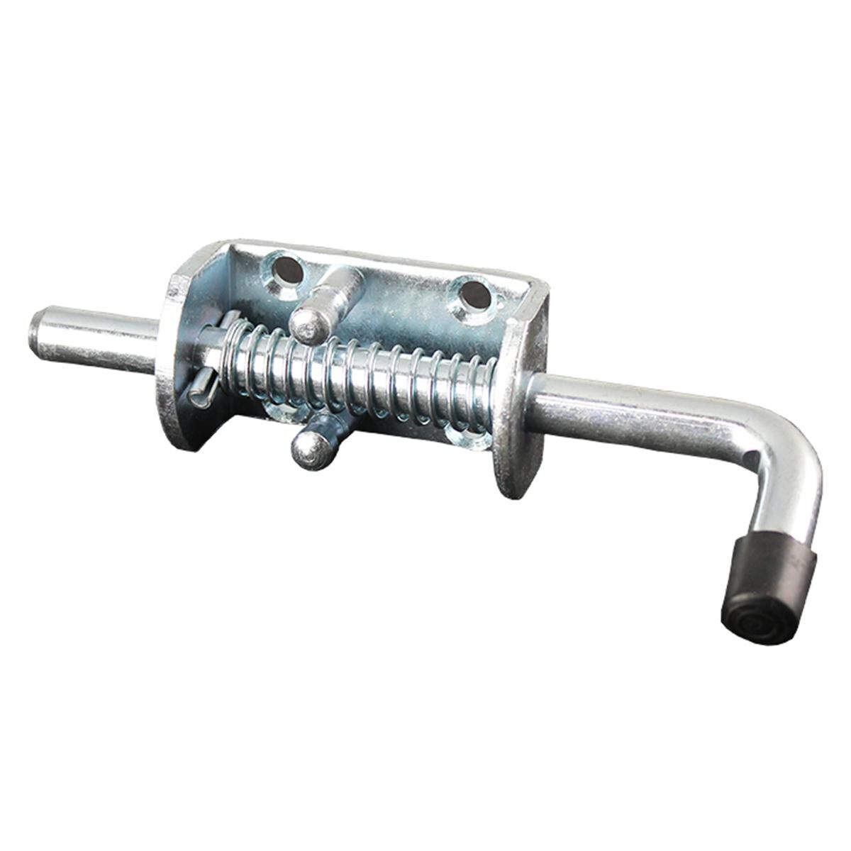 Sunrise Spring Loaded Catch with Hold Facility 12x170mm Zinc, , scaau_hi-res