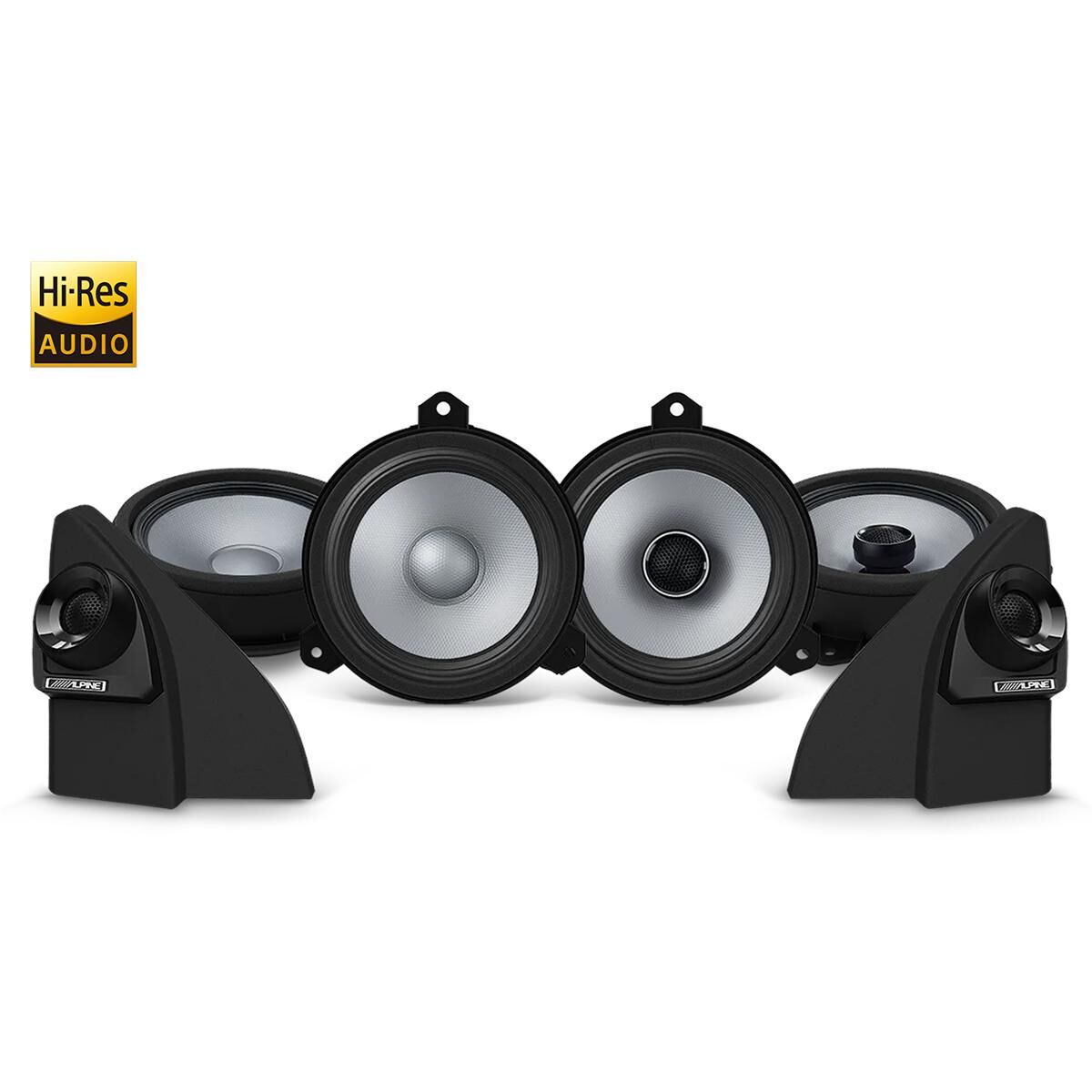 S-SERIES HI-RESOLUTION AUDIO FRONT AND REAR PREMIUM SPEAKER SYSTEM SUITABLE FOR TOYOTA HILUX, , scaau_hi-res