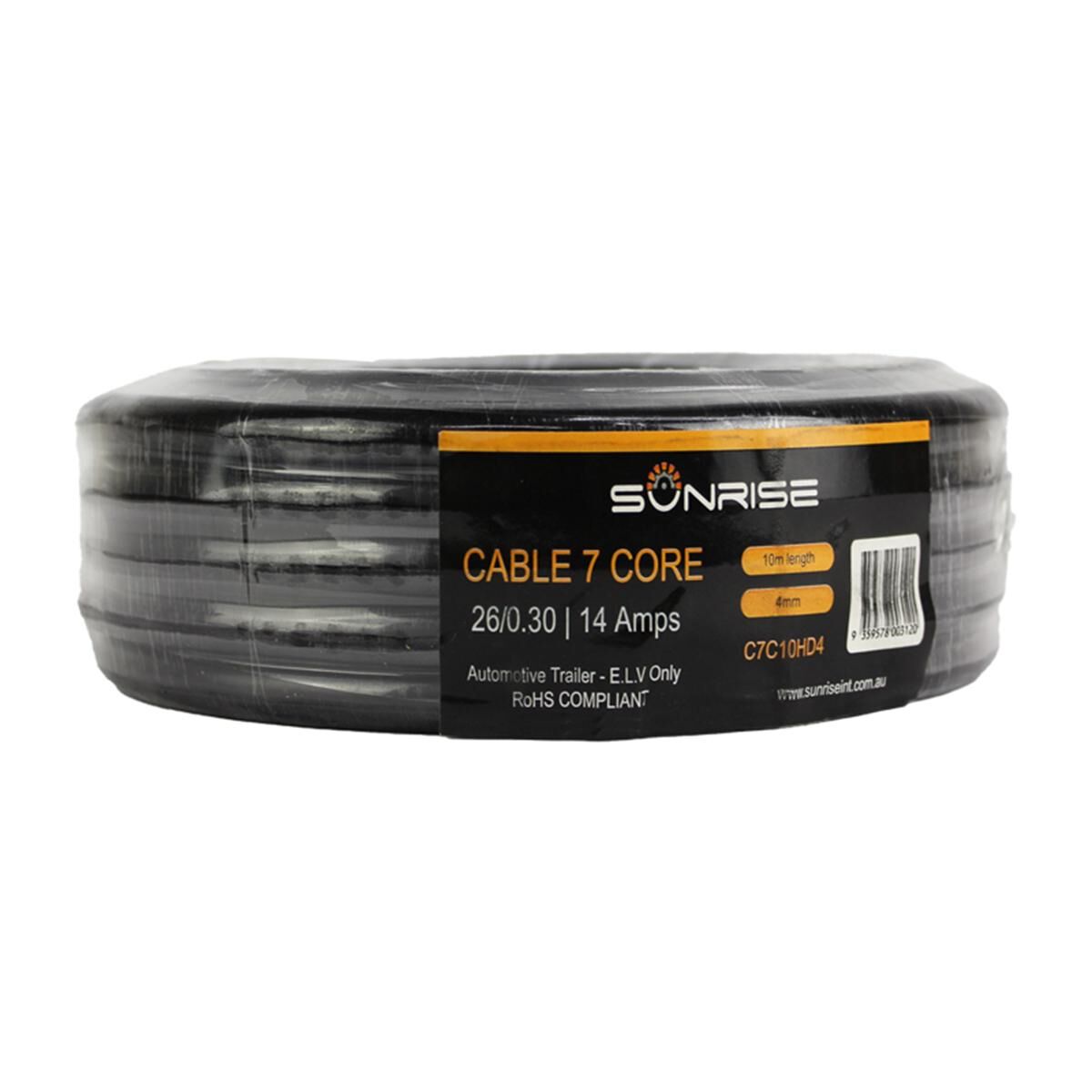 Sunrise 7 Core Electrical Cable - 4mm, 100 meter, , scaau_hi-res