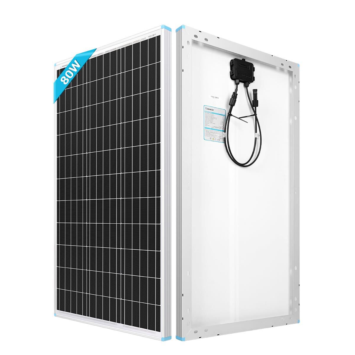 RENOGY 80W 12V MONOCRYSTALLINE SOLAR PANEL, , scaau_hi-res