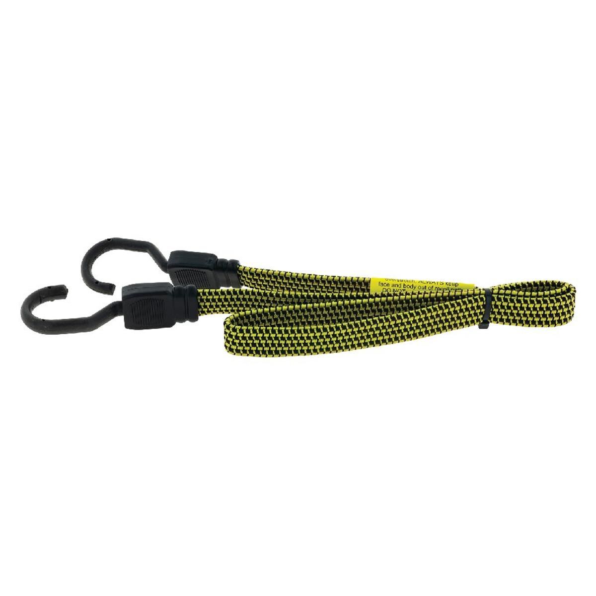 FAT BUNGEE 100CM YELLOW NON SCRATCH HOOKS, , scaau_hi-res