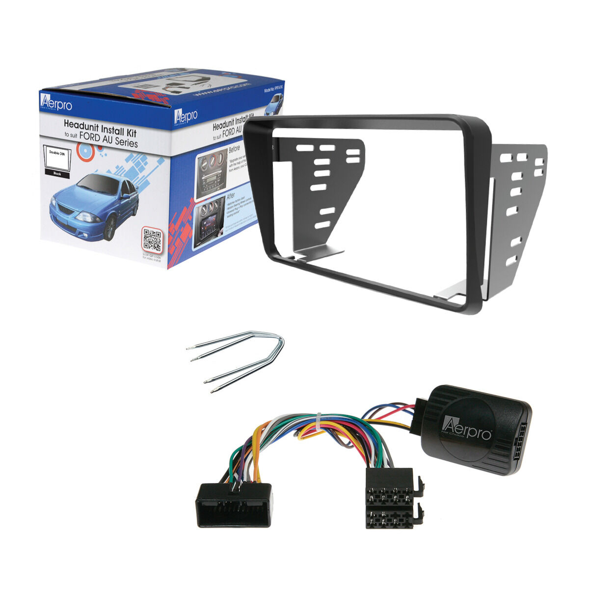 INSTALL KIT TO SUIT FORD FALCON AU SERIES II & III (BLACK), , scaau_hi-res