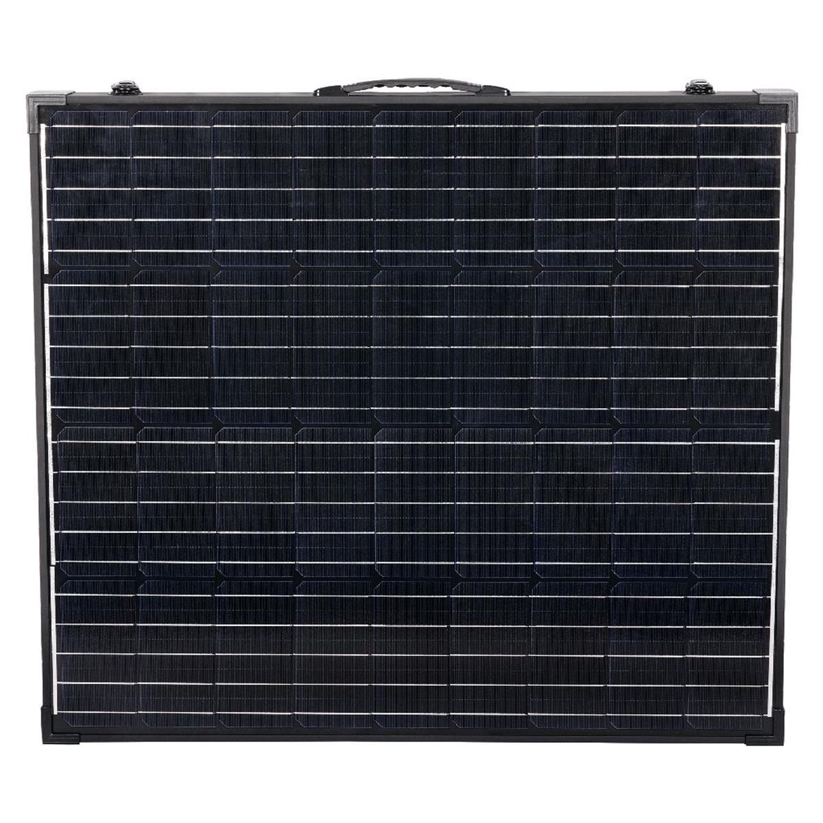 160W PORTABLE SOLAR PANEL KIT 1355mm x 780mm x 35mm BLACK, , scaau_hi-res