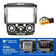 9" HEAD UNIT INSTALL KIT TO SUIT FORD RANGER & MAZDA BT-50 2006-2011, , scaau_hi-res
