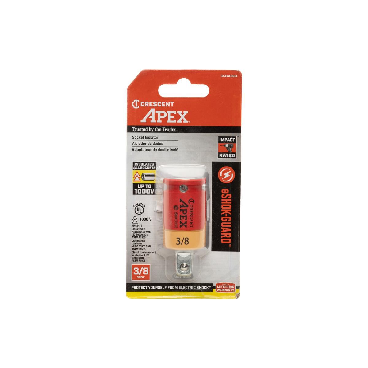 ESHOK-GUARD 3/8" SOCKET ISOLATOR, , scaau_hi-res