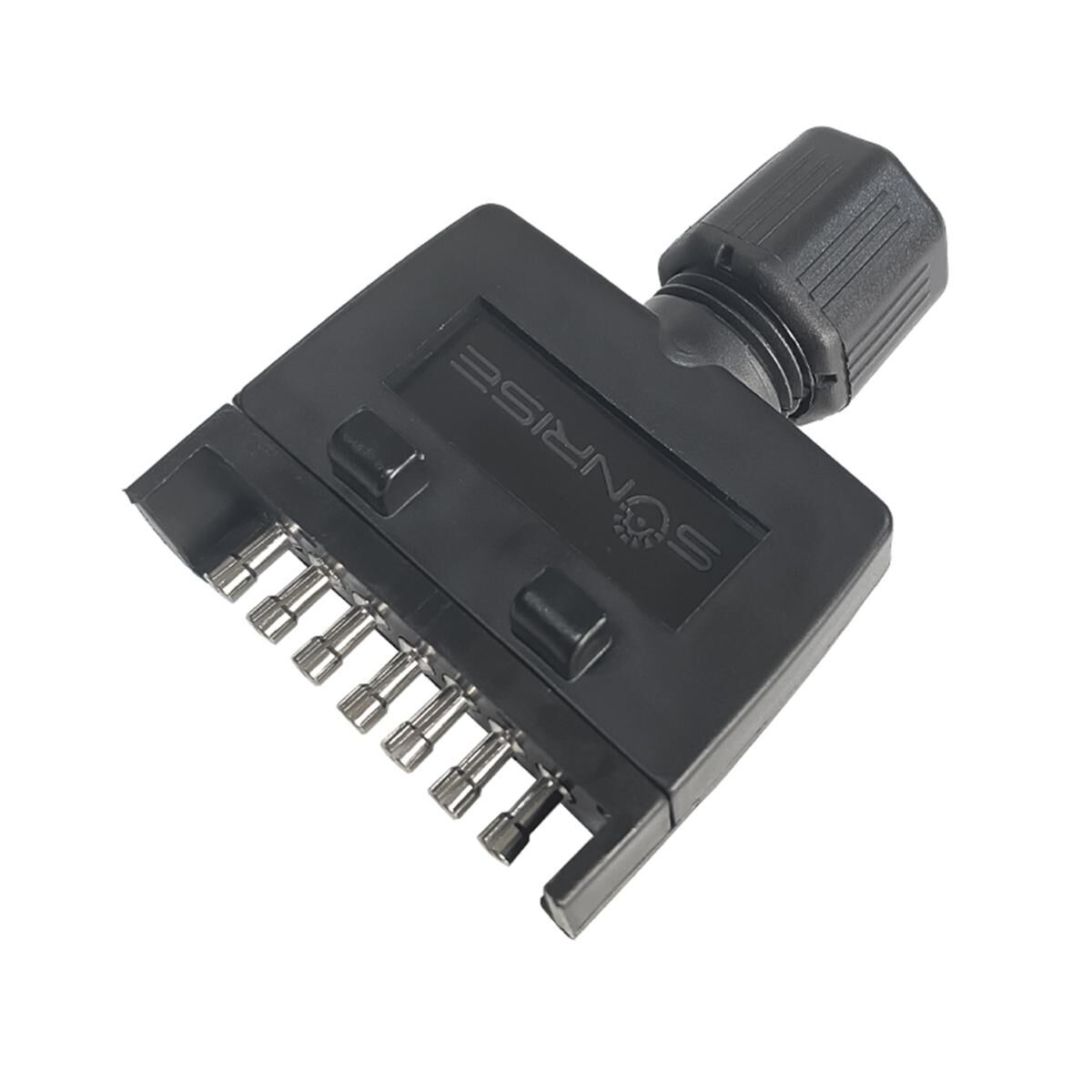 Sunrise 7 Pin Male Flat Trailer Plug, , scaau_hi-res