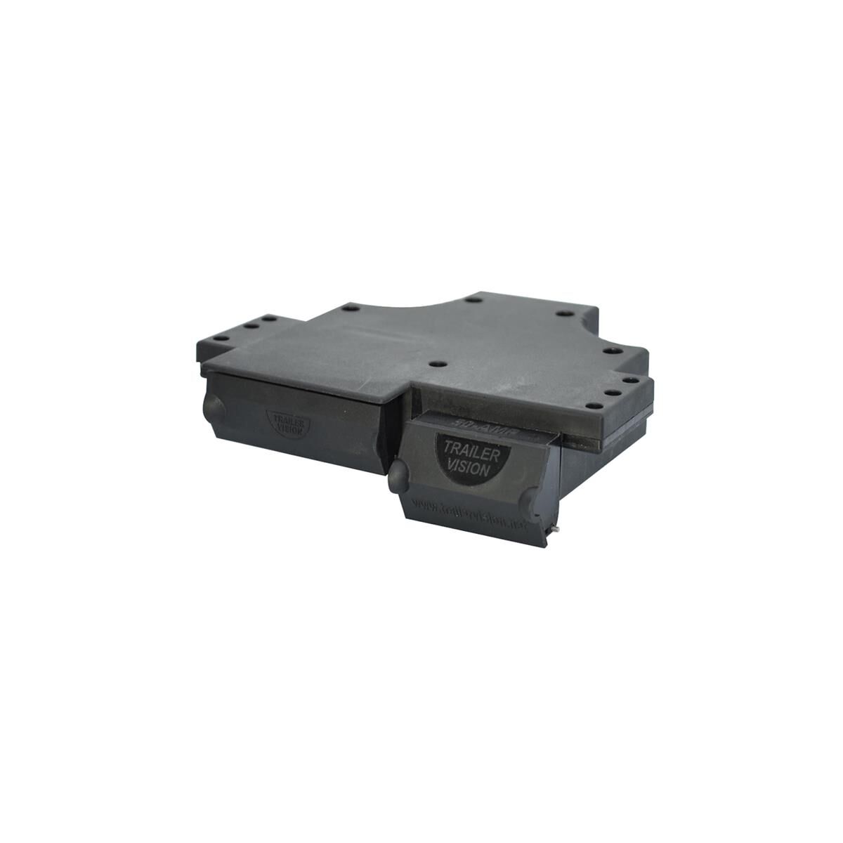DUO 7 PIN FLAT TRAILER SOCKET WITH 50AMP CONNECOTOR COVER, , scaau_hi-res