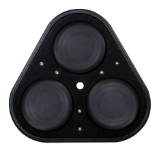BlackAir Wheel Well Triple 8in Pass Rad Sub Enclosure 400w RMS Dual 4 ohms, , scaau_hi-res