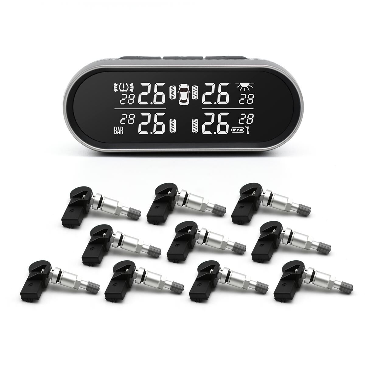 Promata Mata 2 EZsync Wireless Pairing Tyre Pressure Monitor - 10 Internal Sensors 10 Meters 10 Meters, , scaau_hi-res