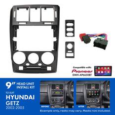 9" HEAD UNIT INSTALL KIT TO SUIT HYUNDAI GETZ 2002-2005, , scaau_hi-res