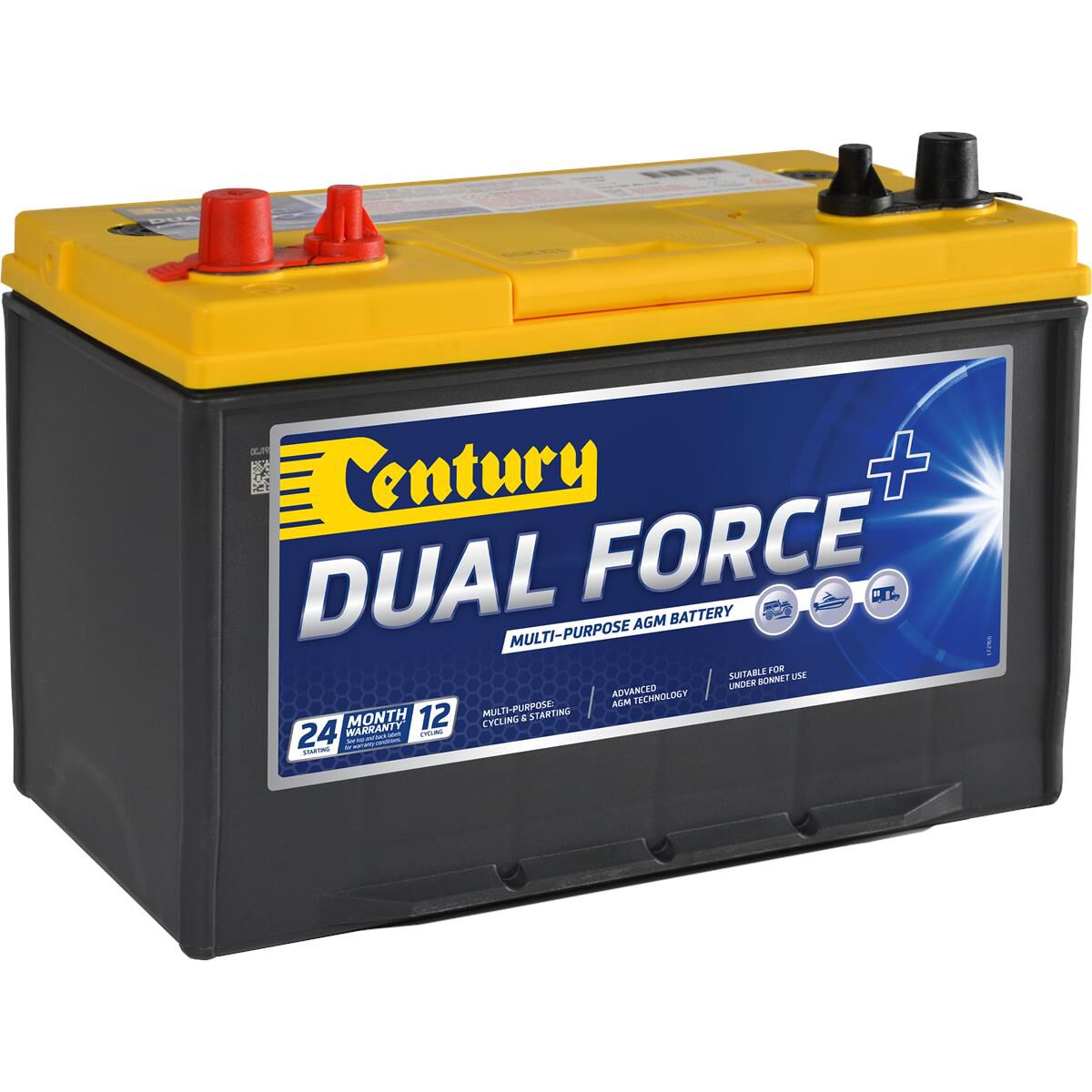 27X MF Century AGM Battery, , scaau_hi-res