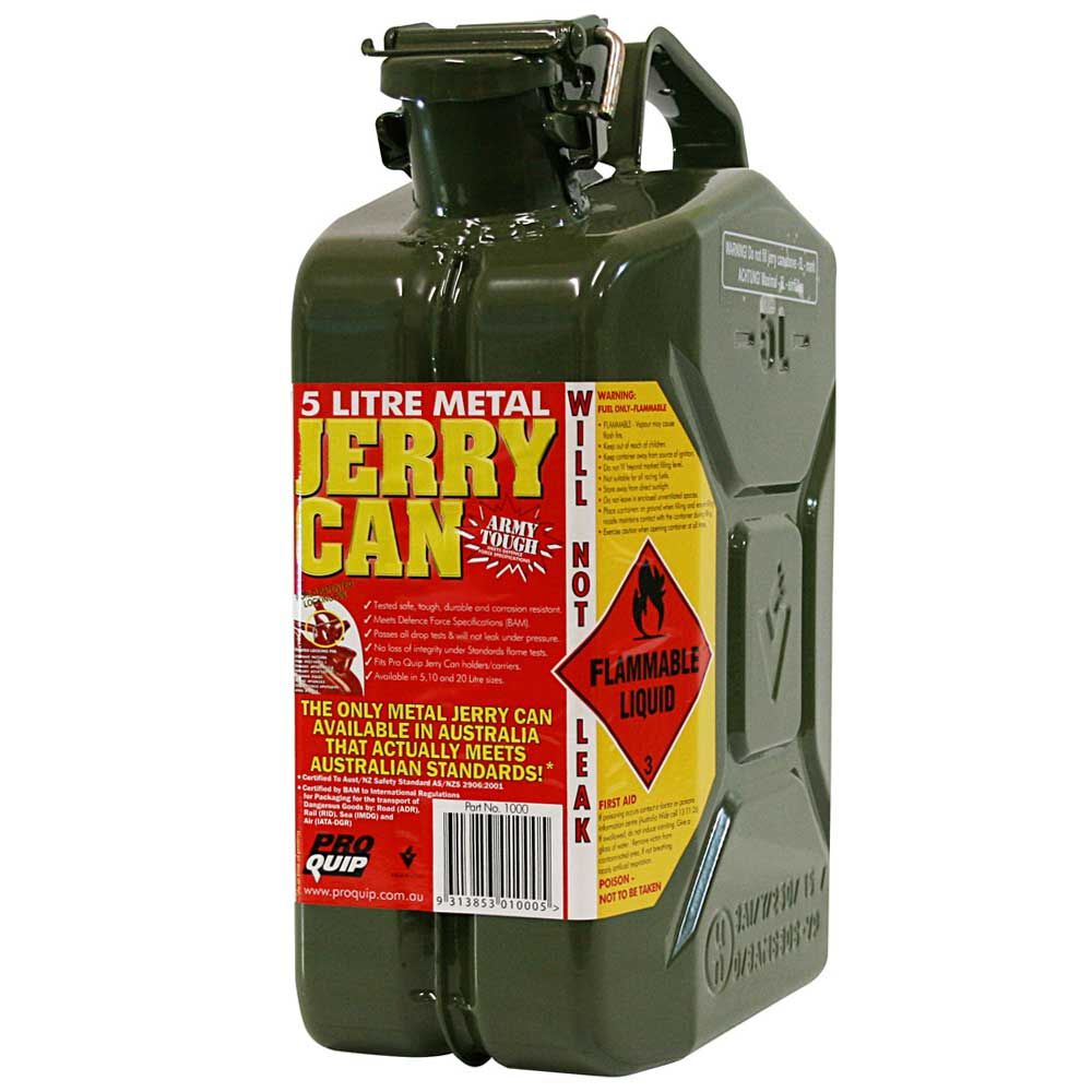 METAL JERRY CAN 5 L GREEN CARTON QTY 2, , scaau_hi-res