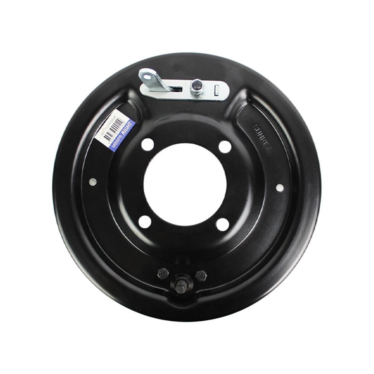 Sunrise 9" Mechanical Brake Backing Plate Right Hand Side, , scaau_hi-res