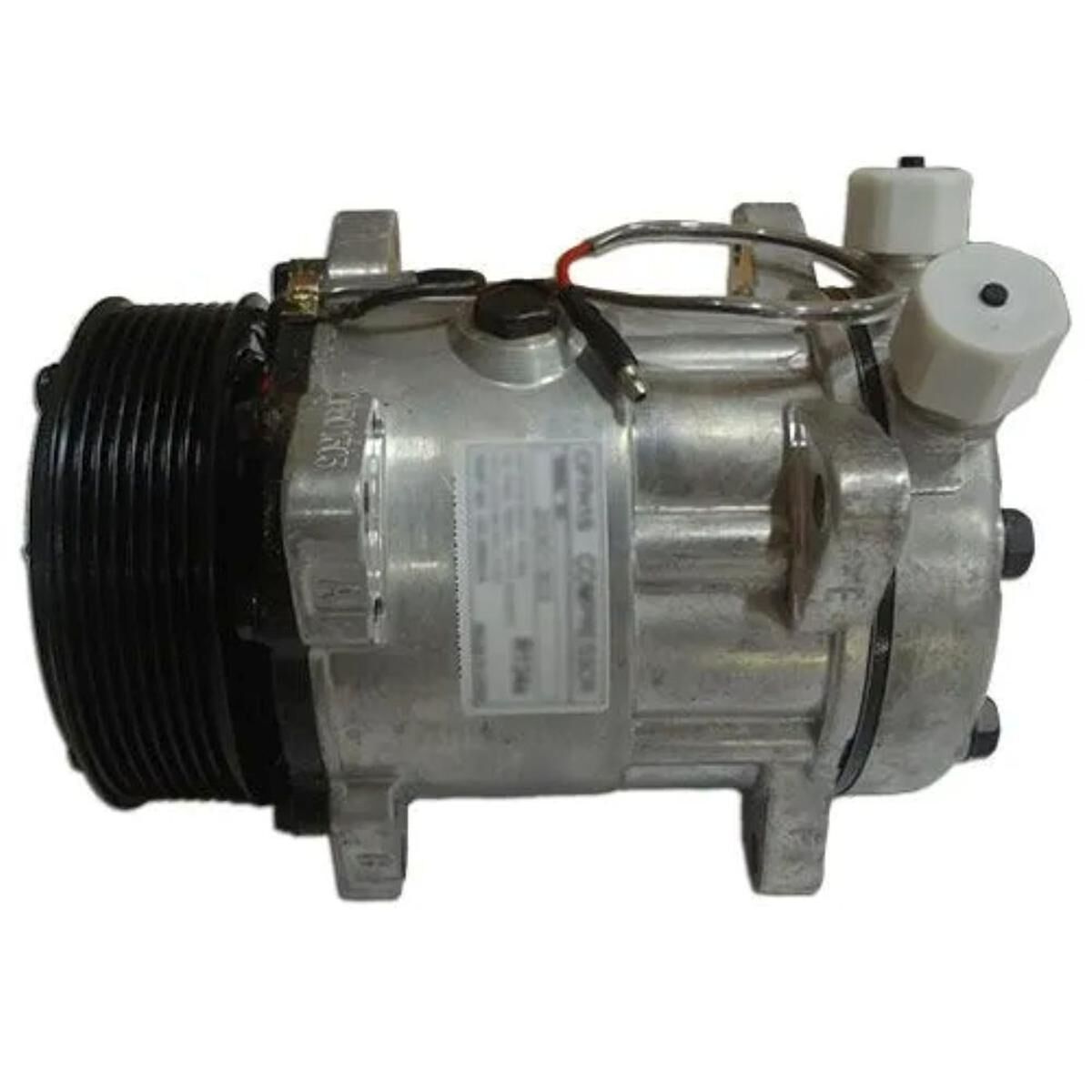 AIR CONDITIONER COMPRESSOR, SERPENTINE PULLEY WITH CLUTCH, , scaau_hi-res
