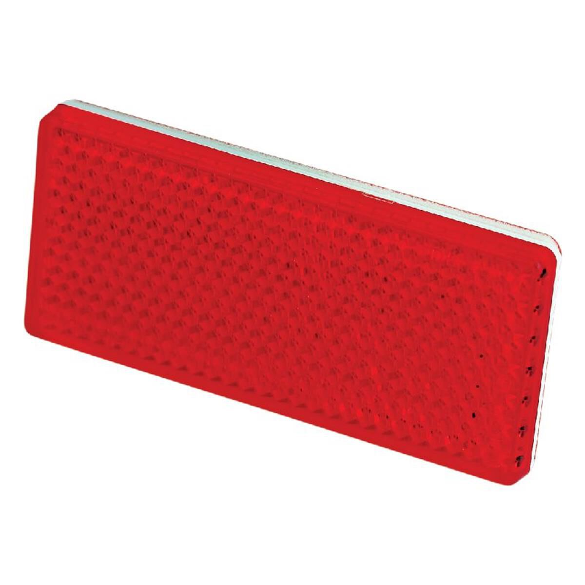 PKT 2 RED REFLEX REFLECTORSELF ADHESVE MOUNTING BASE 70 x 30 x 6mm, , scaau_hi-res