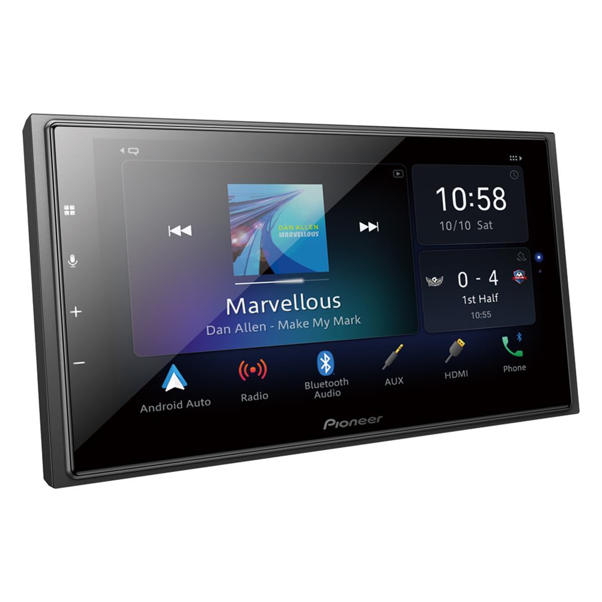 PIONEER 6.8" DIGITAL MEDIA RECEIVER WIRELESS CARPLAY & ANDROID AUTO - DMHZ6350BT, , scaau_hi-res