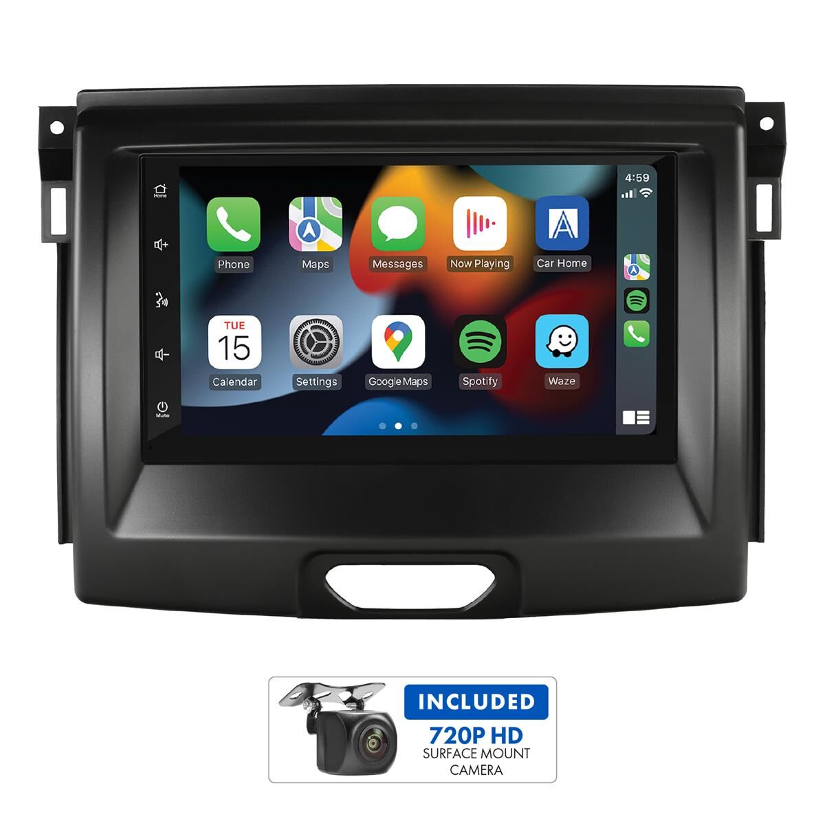 7" MULTIMEDIA RECEIVER TO SUIT FORD EVEREST & RANGER PX2, , scaau_hi-res