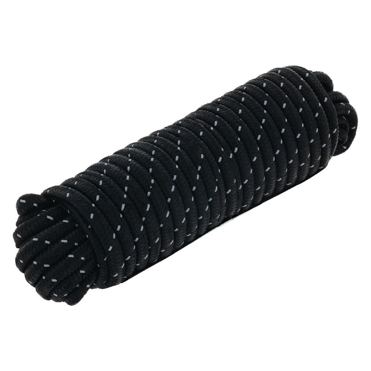 REFLECTIVE ROPE 15 METRES BLACK 60KGS WORKING LOAD, , scaau_hi-res