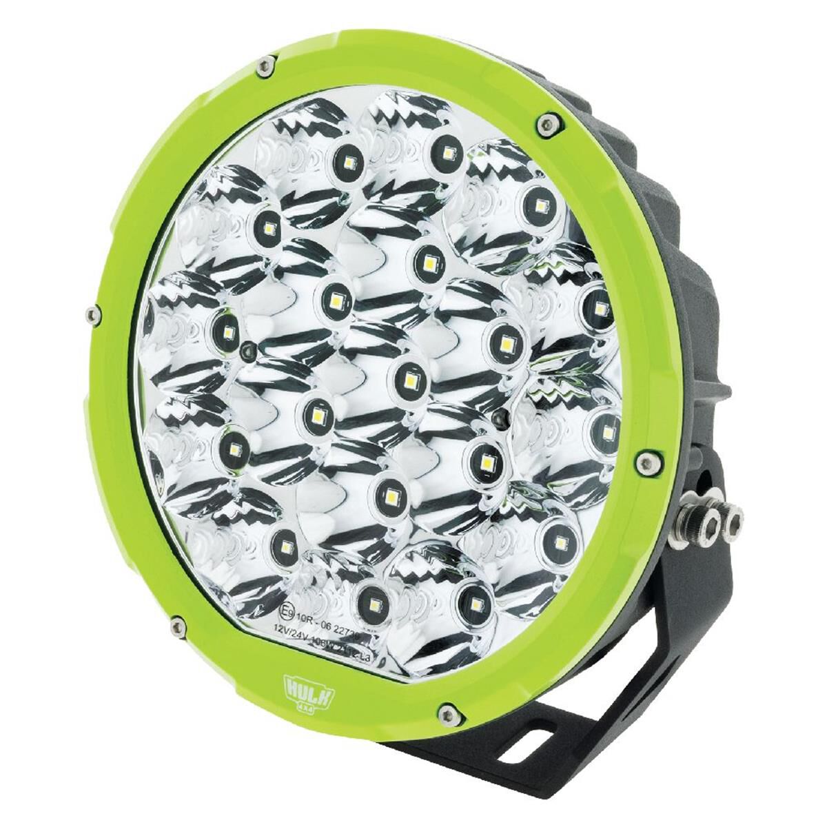 7" RND LED DRIVING LAMP DRIVNG BEAM 9-36V 106W 19 LED's BLACK 11,000Lms, , scaau_hi-res