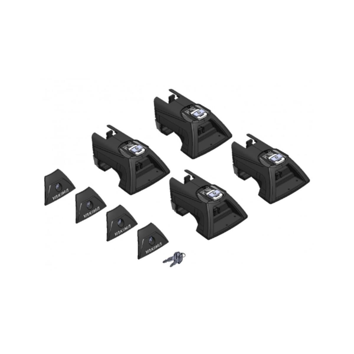 LNL FLUSH KIT ISUZU D-MAX AND MAZDA BT-50 GEN 3 DOUBLE CAB CROSSBAR, , scaau_hi-res